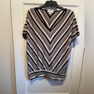 Chaus-black  striped woman’s top- M